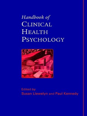 cover image of Handbook of Clinical Health Psychology